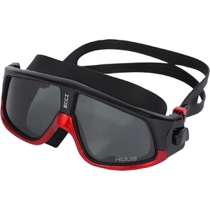 2024 Huub Ryft Open Water Swim Mask Goggles A2-RYFT - Black / Red / Dark Smoke